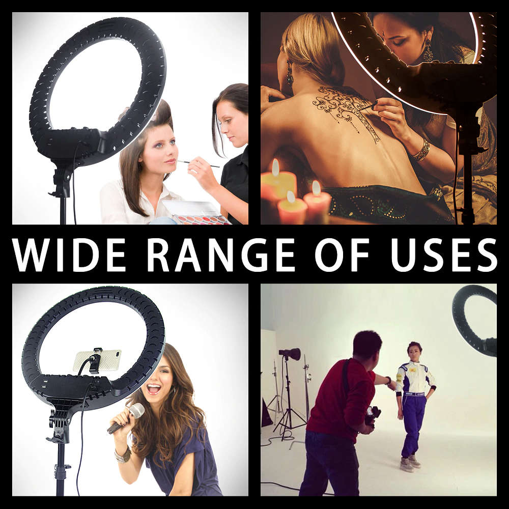 18` LED Changing Colour Ring Light with Stand ****BRAND NEW!!!