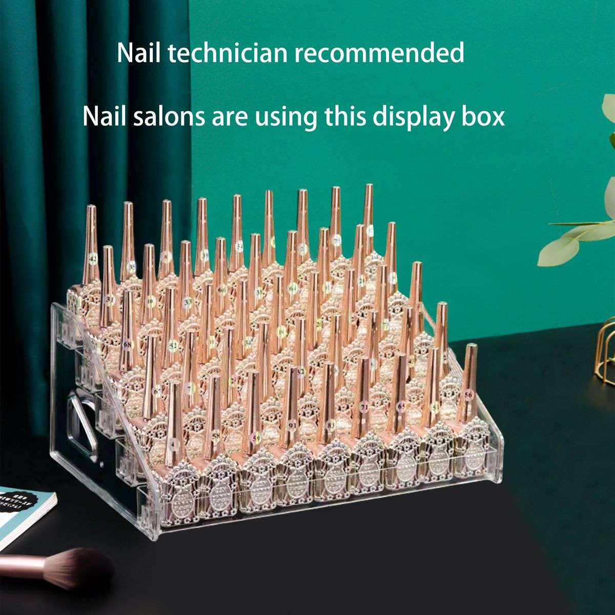Acrylic 5 Layers Nail Polish Organizer Essential Oils Holder Makeup Rack