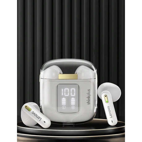 LENOVO THINKPLUS - LP6PRO - Passive Noise Cancelling Earbuds - White