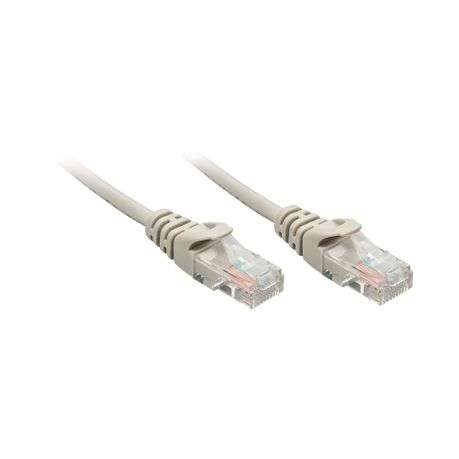 Lindy - CAT5e U/UTP Network Cable - Grey - 0.5 m - Lindy - CAT5e U/UTP Network Cable - Grey - 0.5 m