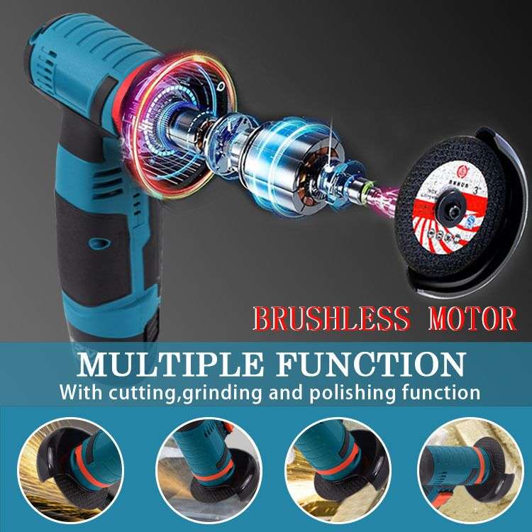 DIY Tools 12V Angle Grinder With Rechargeable Battery Mini-22cm