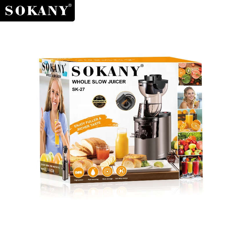 SOKANY SK-27 Juicer with High Juice Yield and Slow Pressing