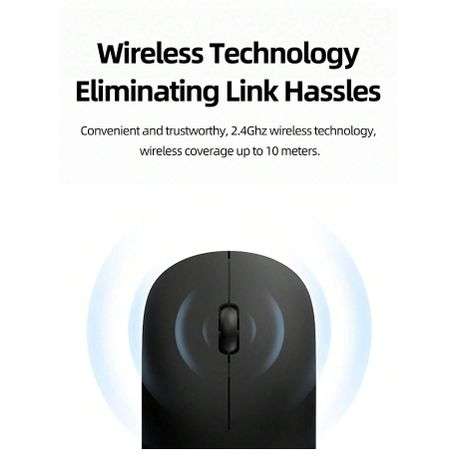 LENOVO - M26 - Advanced Optical Tracking Wireless Mouse - Black