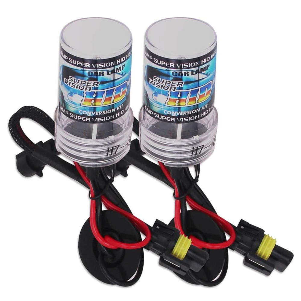 2 Piece 12V 6000K H7 Bright HID Xenon Headlights