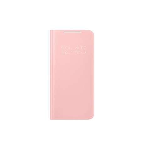 Samsung Galaxy S21 5G Smart LED View Cover - Pink [ Genuine Samsung Accessory ]