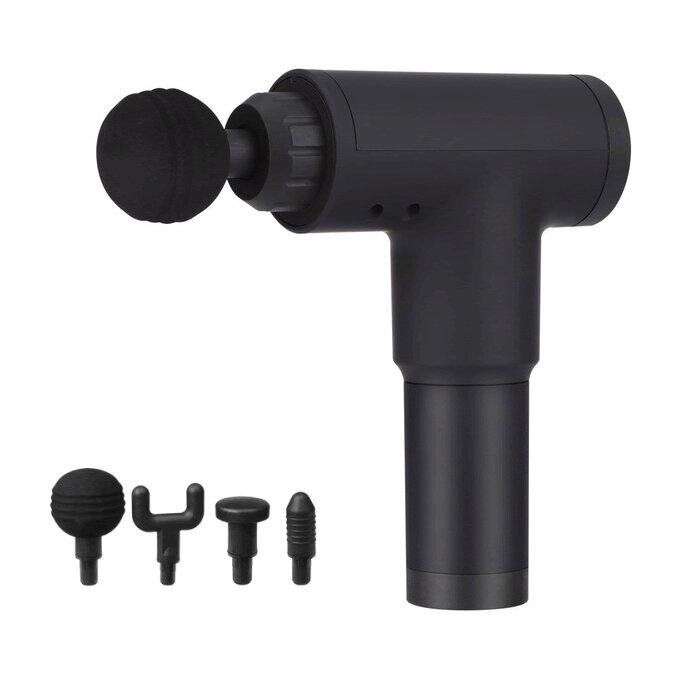 Fascial Muscle Massage Gun With 4 Massage(Black Gun)(Display Item)