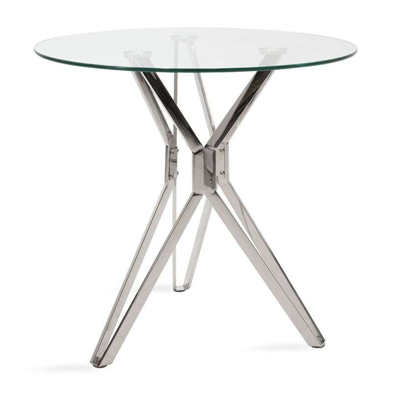 Dining / Kitchen Table - Round Clear Tempered Glass