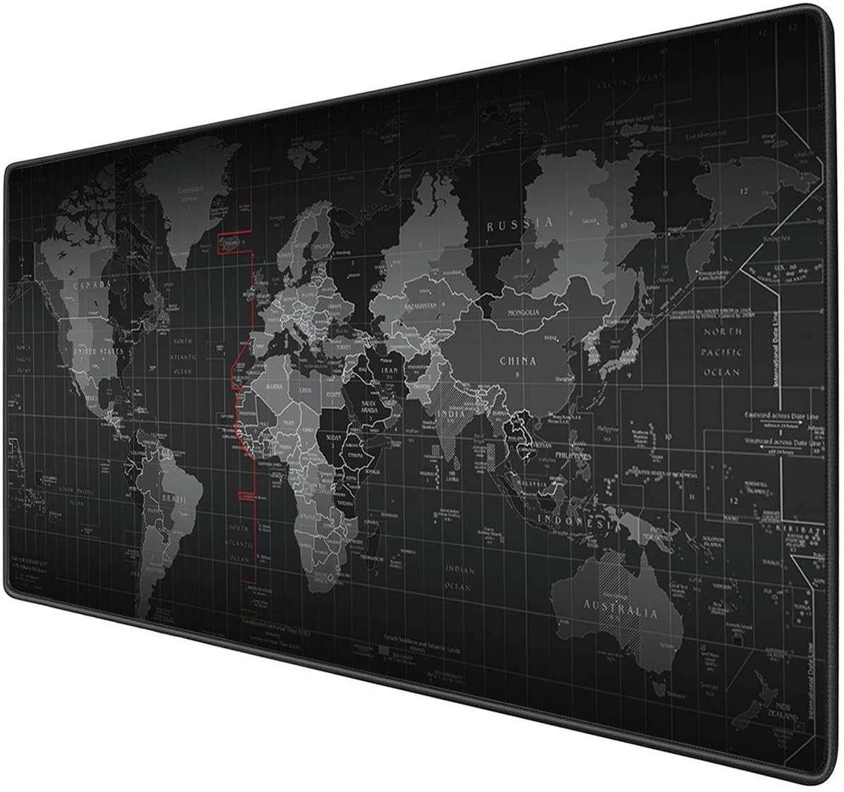 Extended World Map Mouse Pad - Extra Large