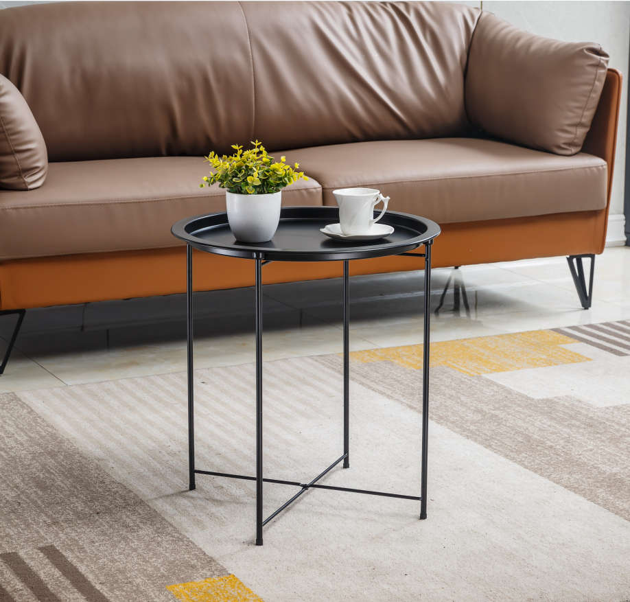 Simple Foldable Multifunctional Small Round table