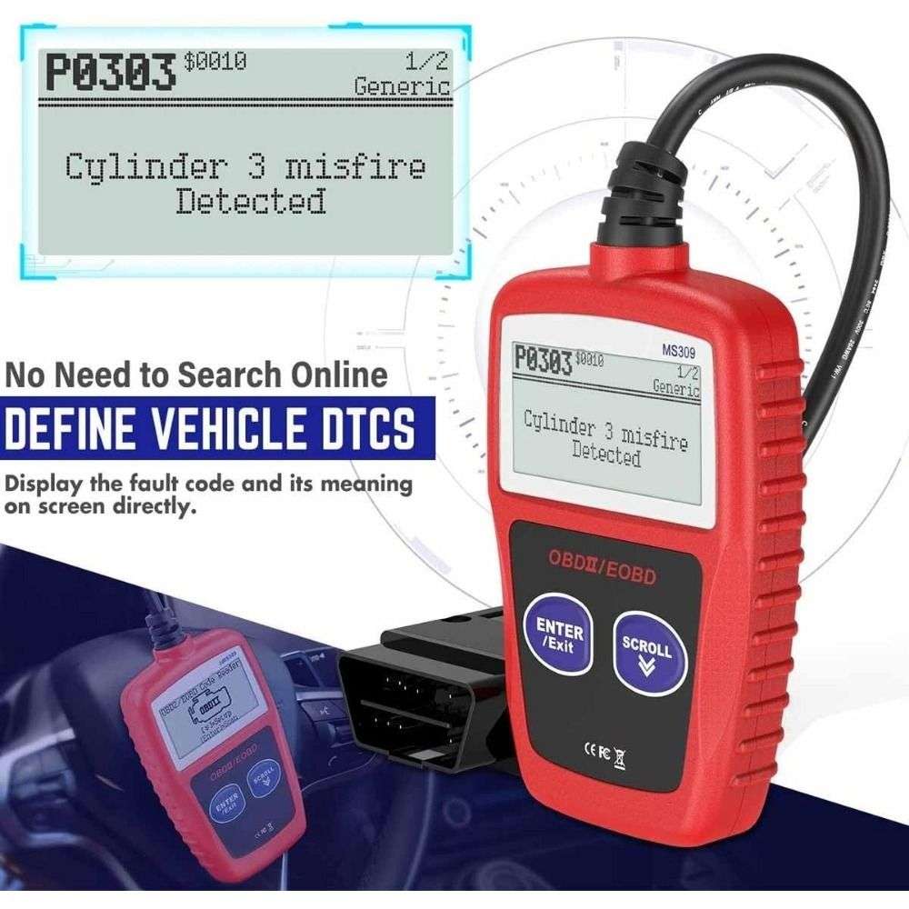 OBD2 Scanner MaxiScan MS309 Car Check Engine Code Reader