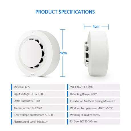 Smartlife / Tuya WiFi Smart Smoke Detector