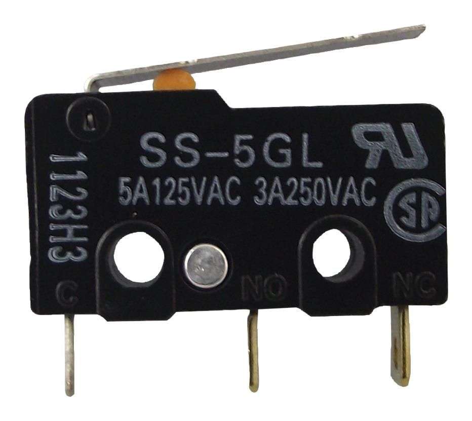 Omron (SS-5GL) Microswitch, Subminiature, Snap Action
