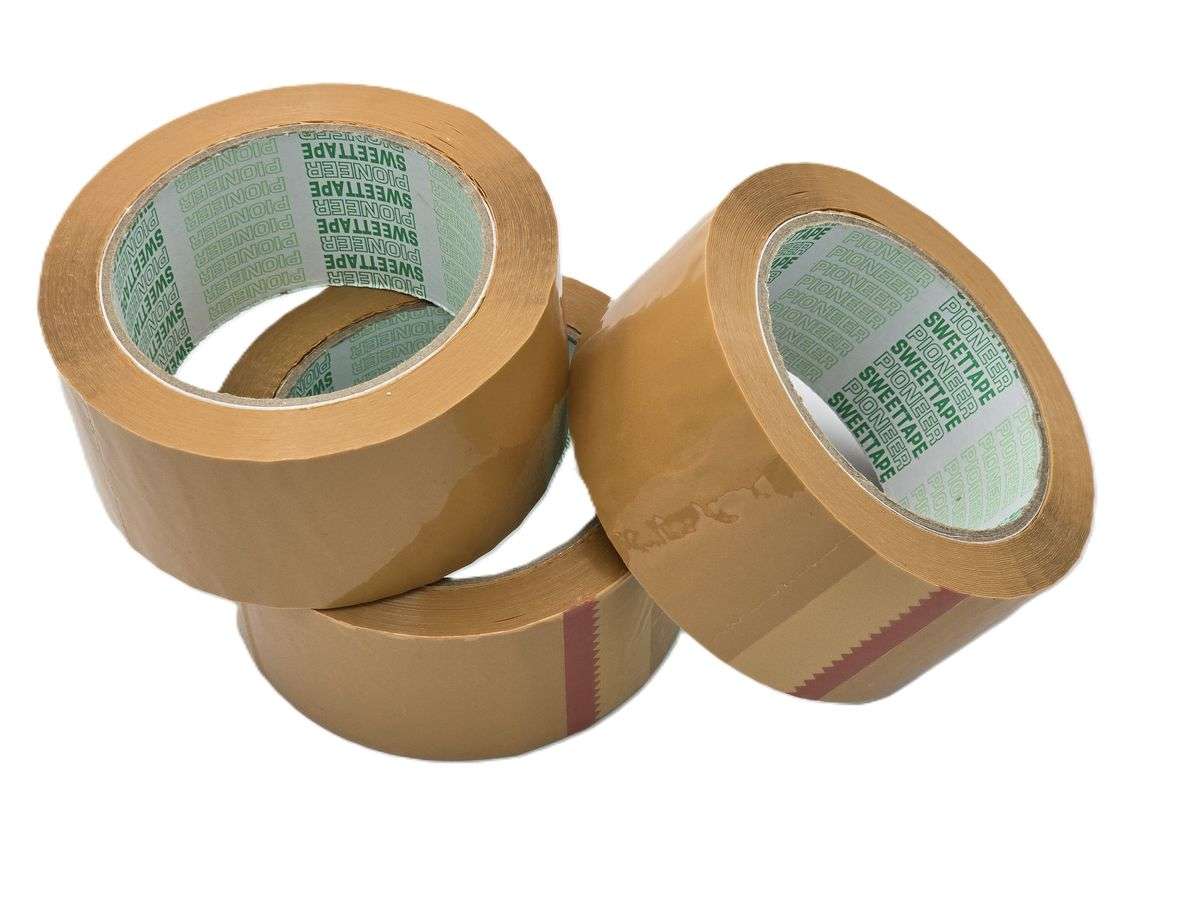 Brown  Packaging Tape - 48mm x 80M - 6 Pack