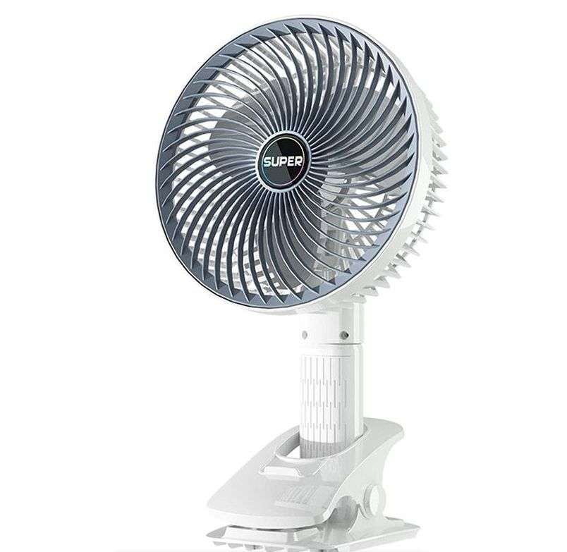 Portable Type C Rechargeable Desktop Clamp Fan