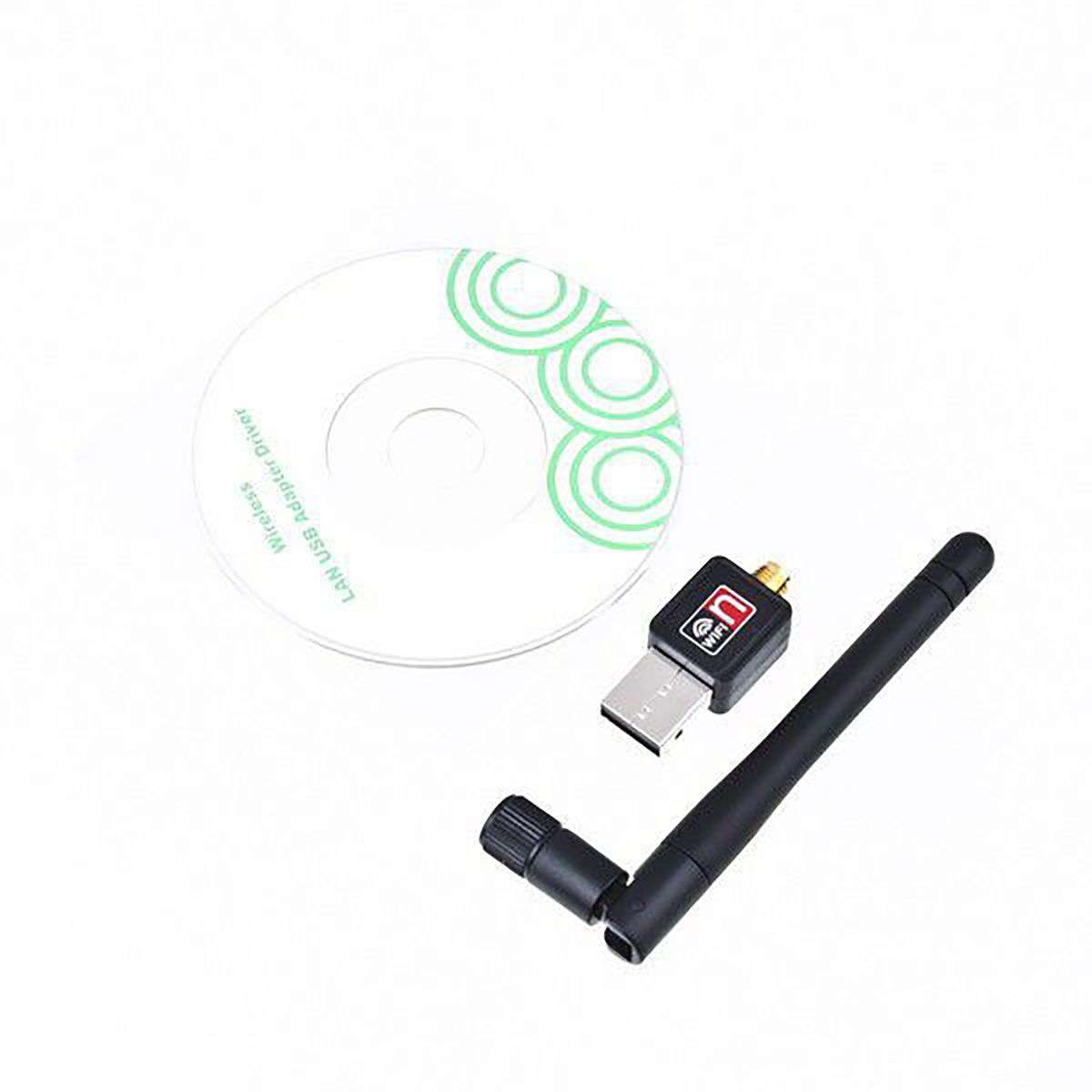 Mini Wi-Fi Adapter 300Mbps Antenna PC Laptop USB Wi-Fi Receiver
