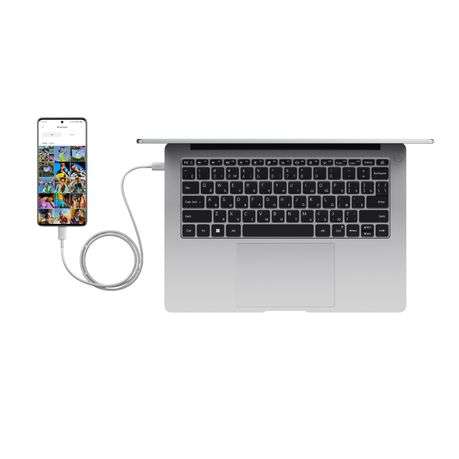 Xiaomi - USB4 6A USB Type-C To USB Type-C Braided Cable 2m (120W, 480 Mbps) - Xiaomi - USB4 6A US...