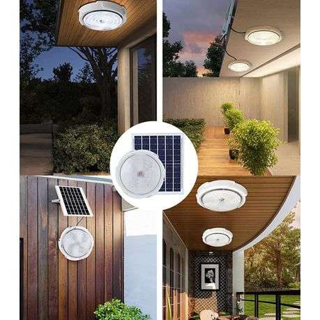 300W Solar Ceiling Light with Remote Control