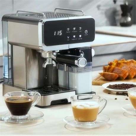 MDMV 20Bar Touch Control Espresso Machine - ULKA Pump, Auto Milk Frother