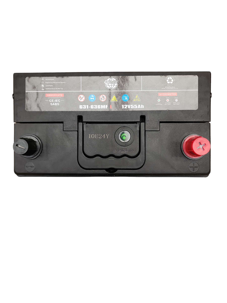 Ingle 631-636MF L Car Battery - 350 CCA | High Starting Power | Maintenance-Free | Long Life