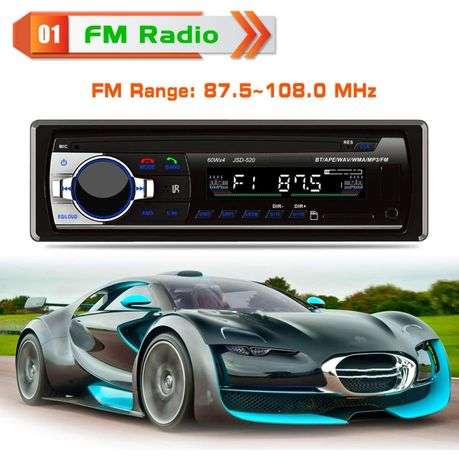 12V Bluetooth Car Stereo with FM Radio, USB, SD & AUX Playback