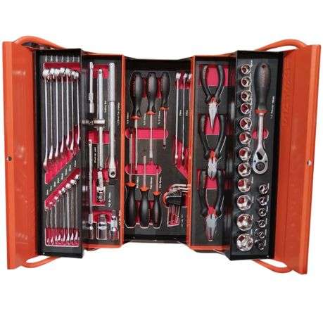 Fixman Tools - Fixman - 62 Piece Mechanic Tool Box - Fixman Tools - Fixman - 62 Piece Mechanic To...