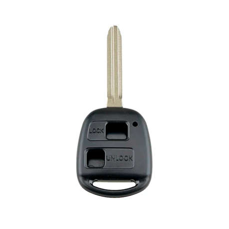 2 Button Replacement Key Shell for Toyota Corolla, RAV4, Land Cruiser, Yaris, Prius, Hi-Ace