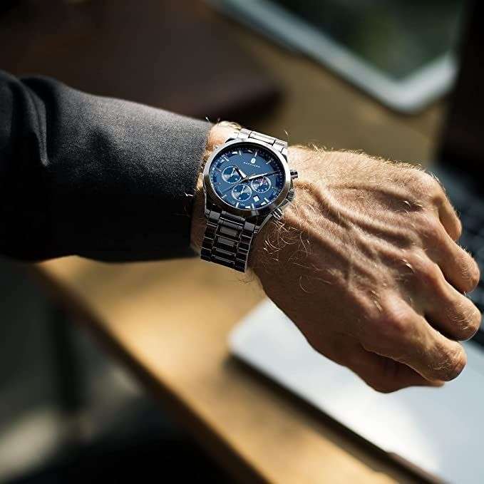 Poedagar - Marine Stainless Steel Luxury Men's Watch