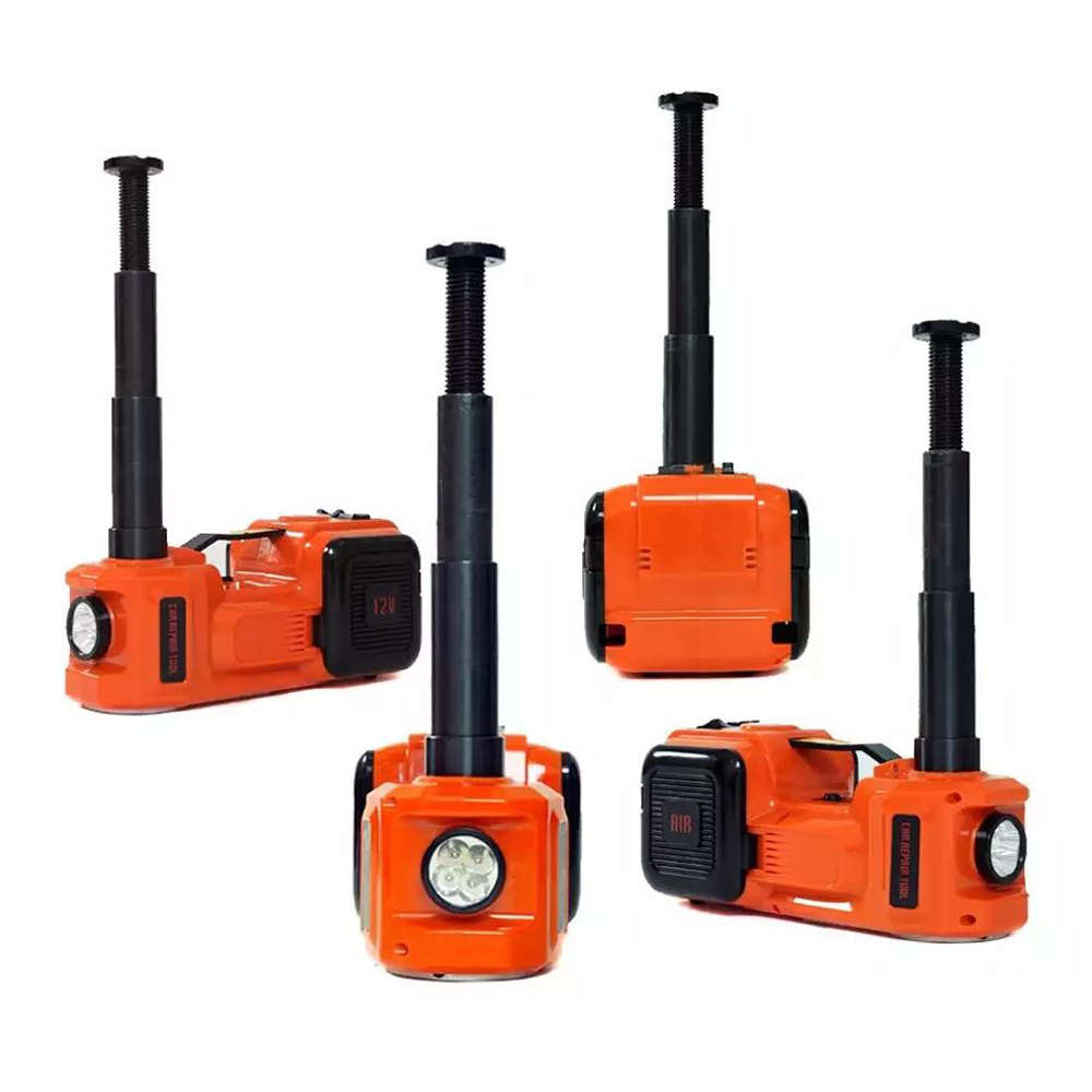 12V Electric Hydraulic Floor Jack Set with Impact Wrench