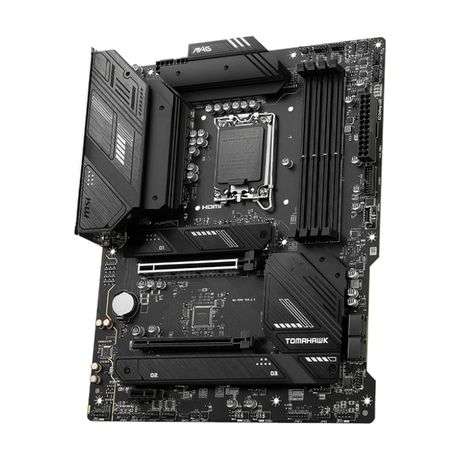 MSI - Tomahawk 12th/13th Gen Intel Core DDR5 Gaming Motherboard - Black - MSI - Tomahawk 12th/13t...