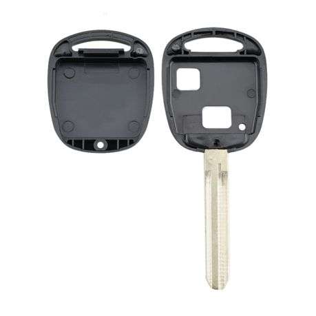 Protective 2 Button Remote Key Case with Key Blade For Toyota