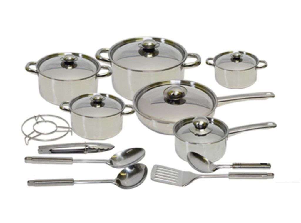 Chukbok 18 Piece Stainless Steel Cookware Set