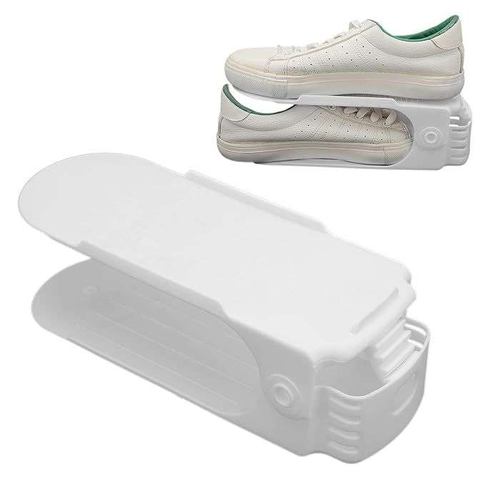 PPV Adjustable Shoe Slots Organizer Non-Slip Shoe Stacker