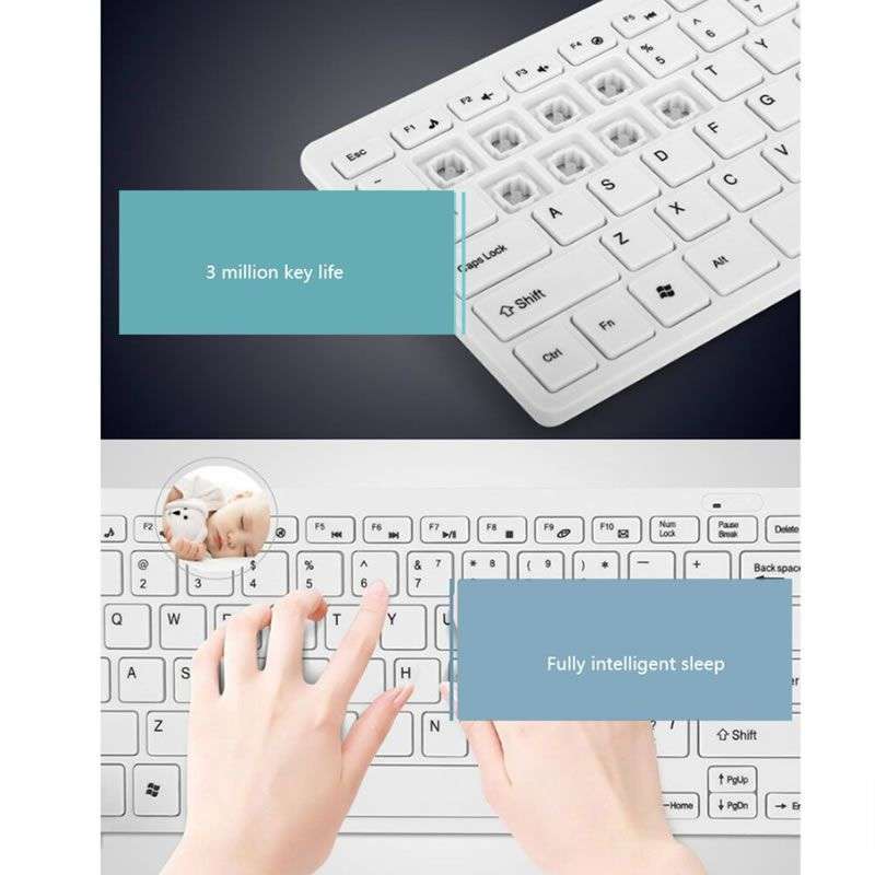 2.4G Ultra Slim Portable Wireless Keyboard & Mouse Combo [BRAND NEW]