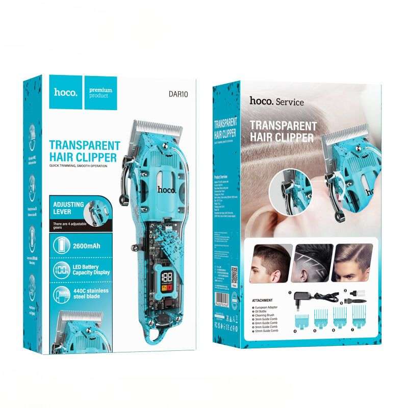 Hoco. Transparent Wireless Hair Clipper - DAR10