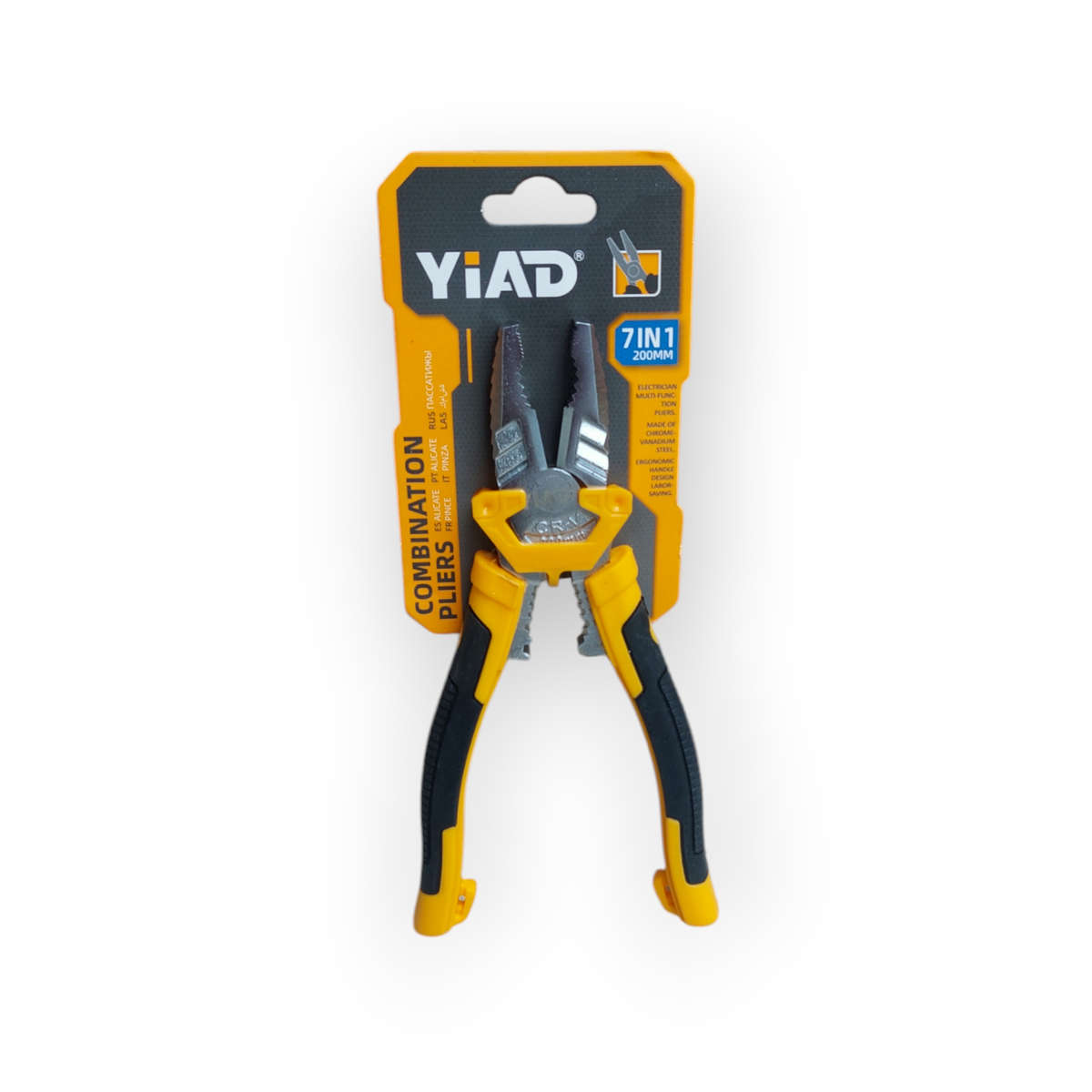 Yiad Multifunctional 7-In-1 High Leverage Combination Pliers 200mm