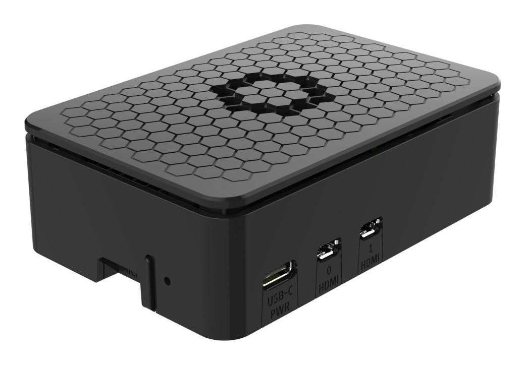 Multicomp Pro (ASM-1900180-21) Enclosure, Black, ABS, Raspberry Pi5 Boards