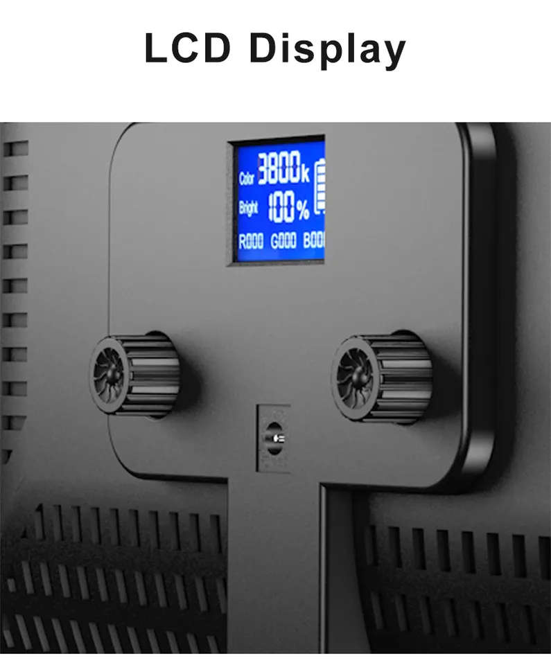 Video and Photography Continuous LED Light With Stand & Remote - A112 - 12 inch