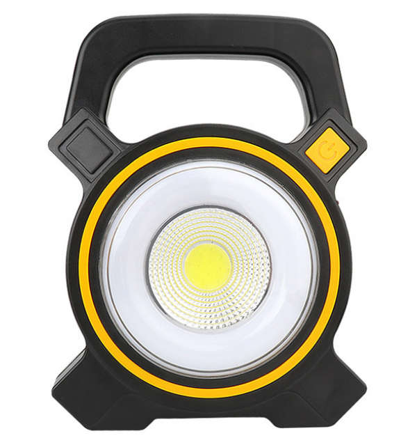 Long Range COB Work Light Lantern - Solar Work Light with Built-In Solar Panel