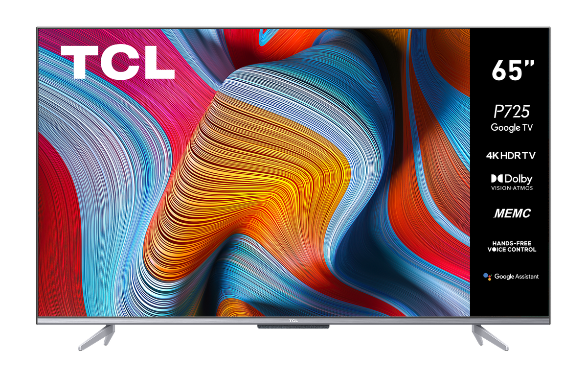 TCL 65` 65P725 4K Android Google TV ( 4K HDR, Google TV , hands free control, MEMC , Dolby Vision  )