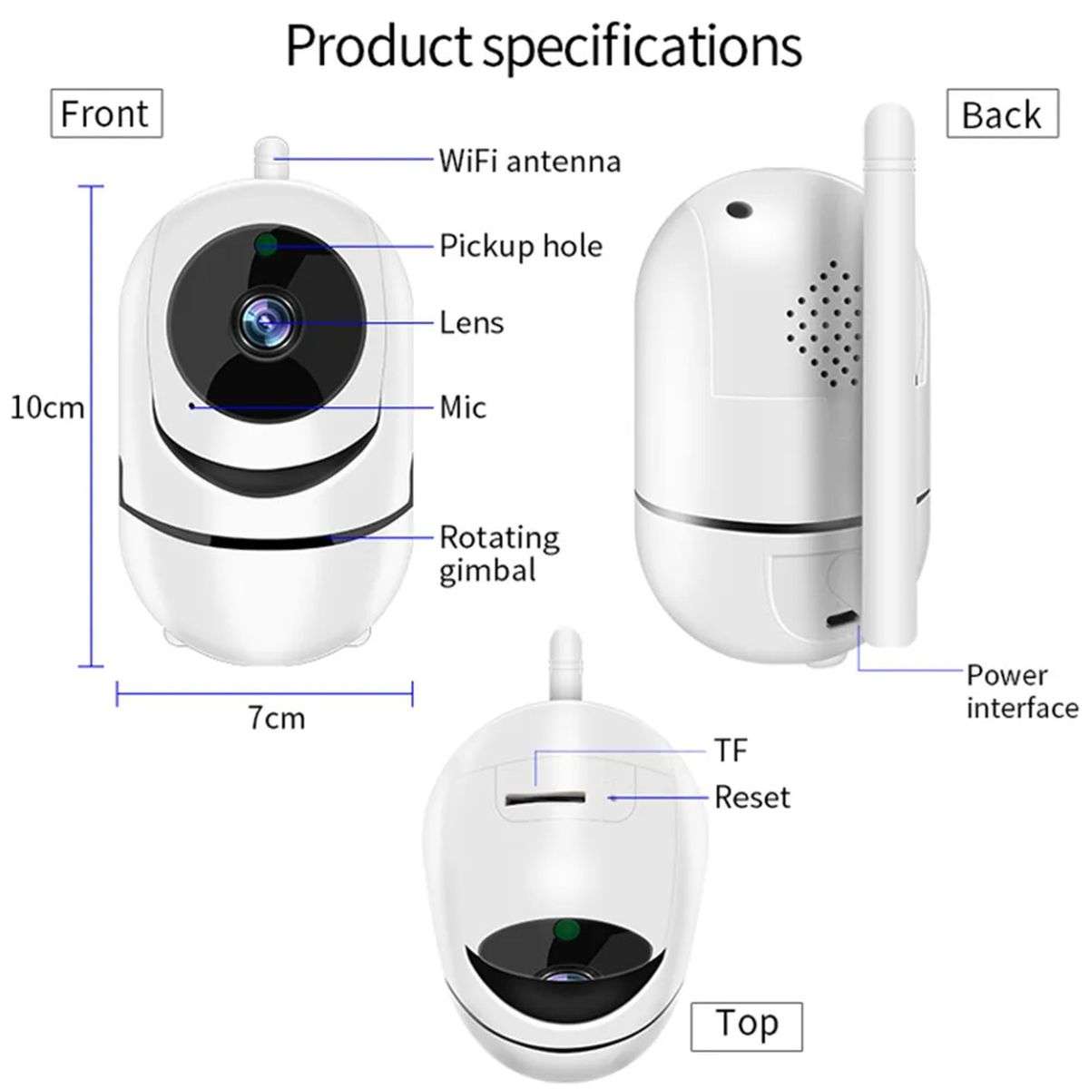 Intelli Minion Nanny Home & Office Wireless Security HD Camera