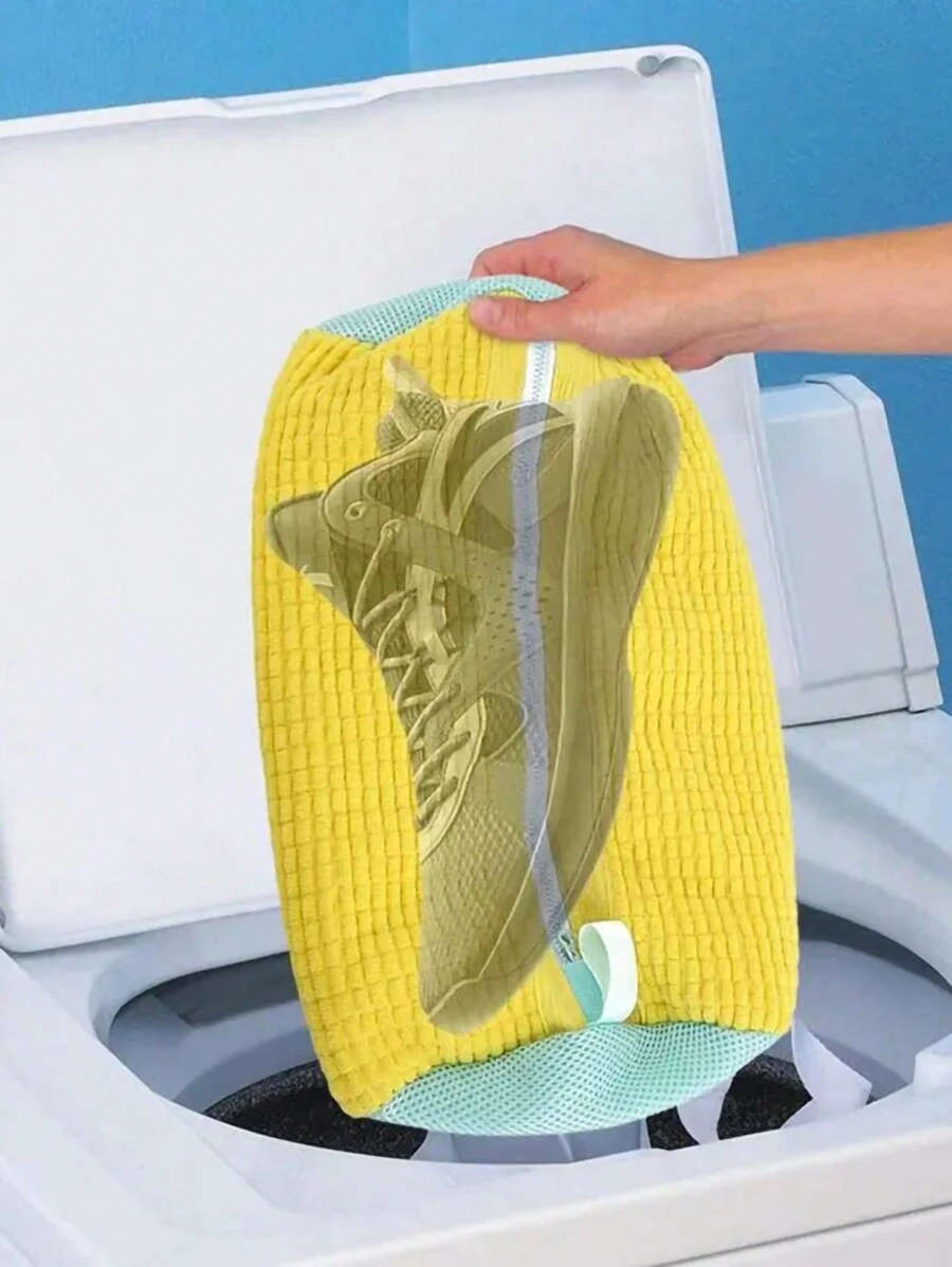 Fluffy Shoe Washing Bag Set Of 2