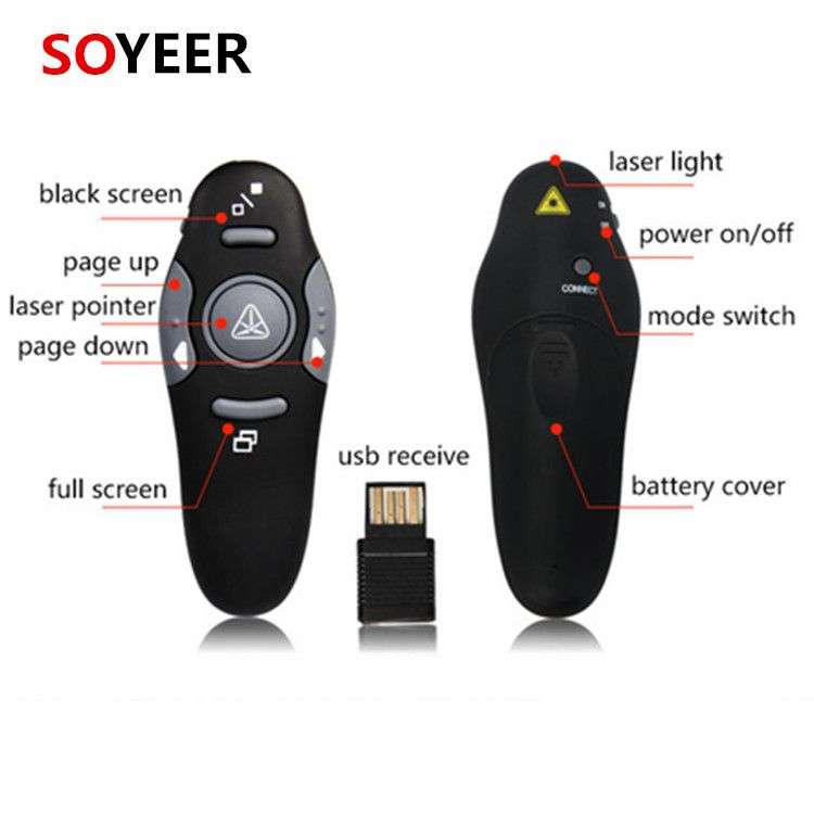Wireless Presenter with Pointer Laser