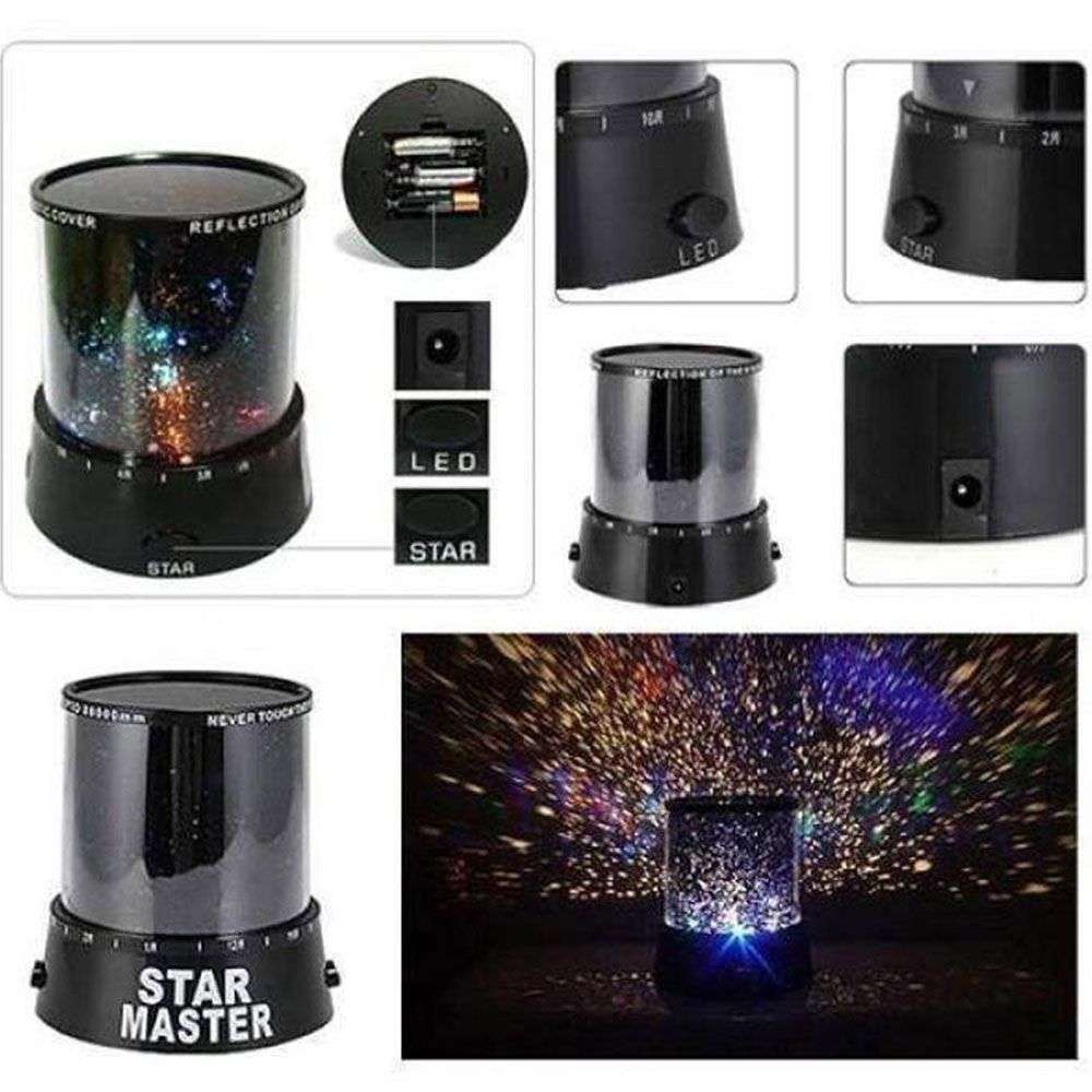 Star Master Night Light Galaxy Projector for Kids & Teens - Galaxy & Stars