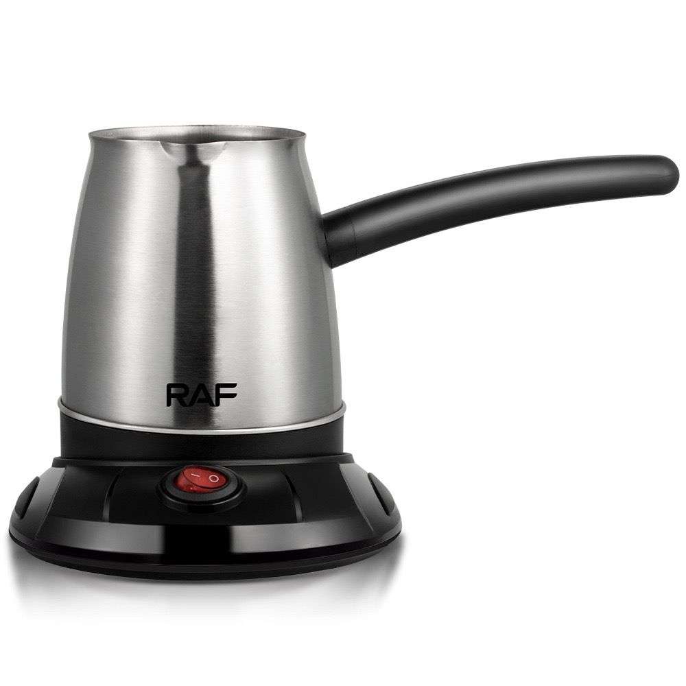 RAF Stainless Steel 0.5L 600w Turkish Coffee Maker Electric Coffee Pot