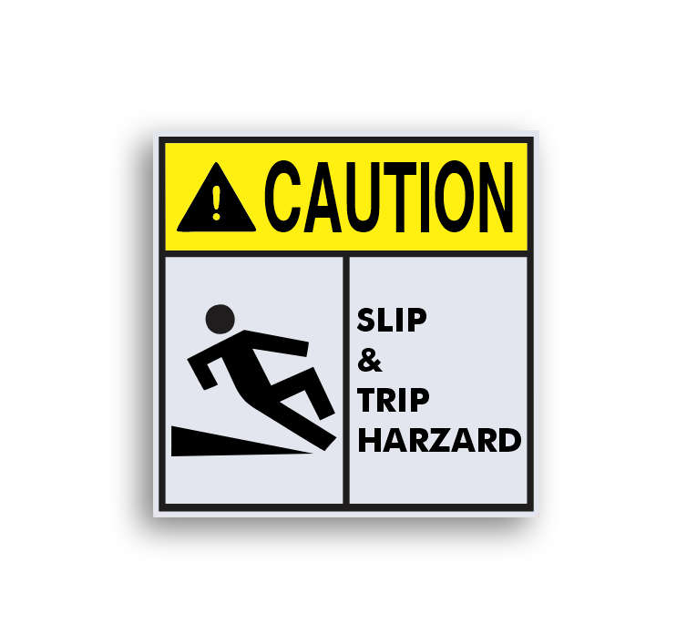 Caution Slip & Trip Hazard Safety Sign