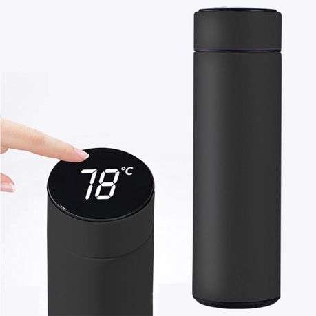 Stainless Steel Led Display Thermos Bottle