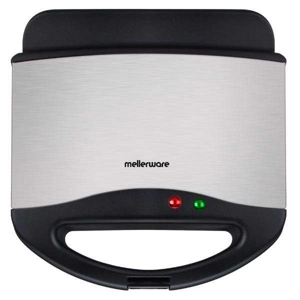 Mellerware Sandwich Maker 2 Slice Non-Stick Black 800W Planet -Brand New in the box- Stock Clearance