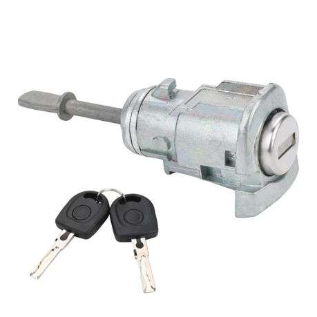 Replacement Door Lock Cylinder with 2 Keys for VW