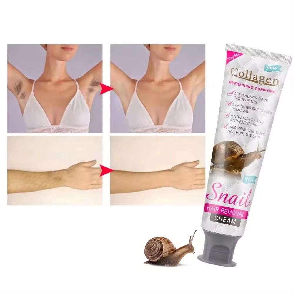 Snail Hair Removal Cream with Collagen - 100ml