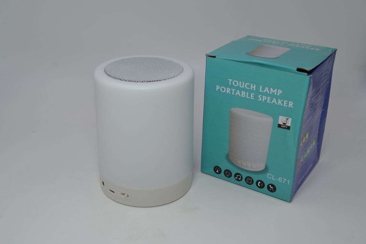 LED Touch Lamp Bluetooth Speaker, Wireless HiFi Speaker Light,